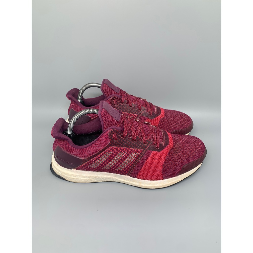 Adidas UltraBoost ST Burgundy Red Running Shoes S80620 Women's Sz 9.5